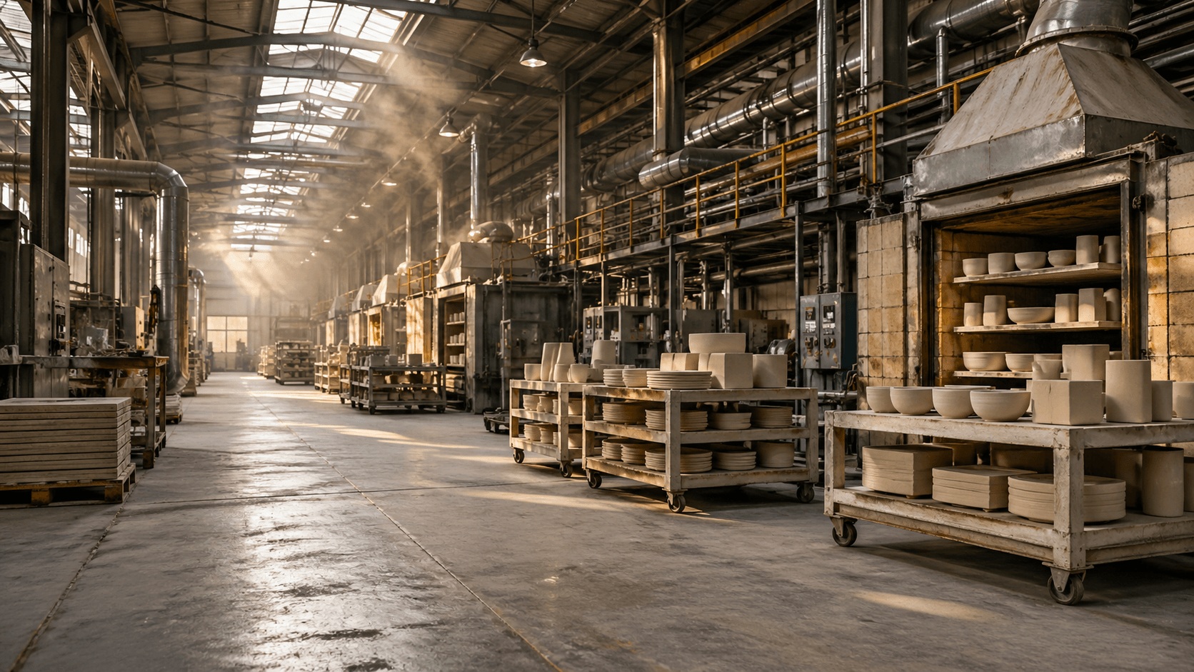 Ceramic manufacturing facility