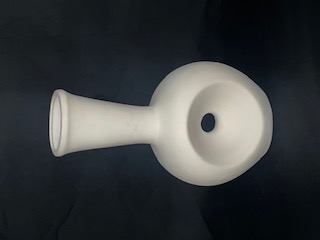 White ceramic vase